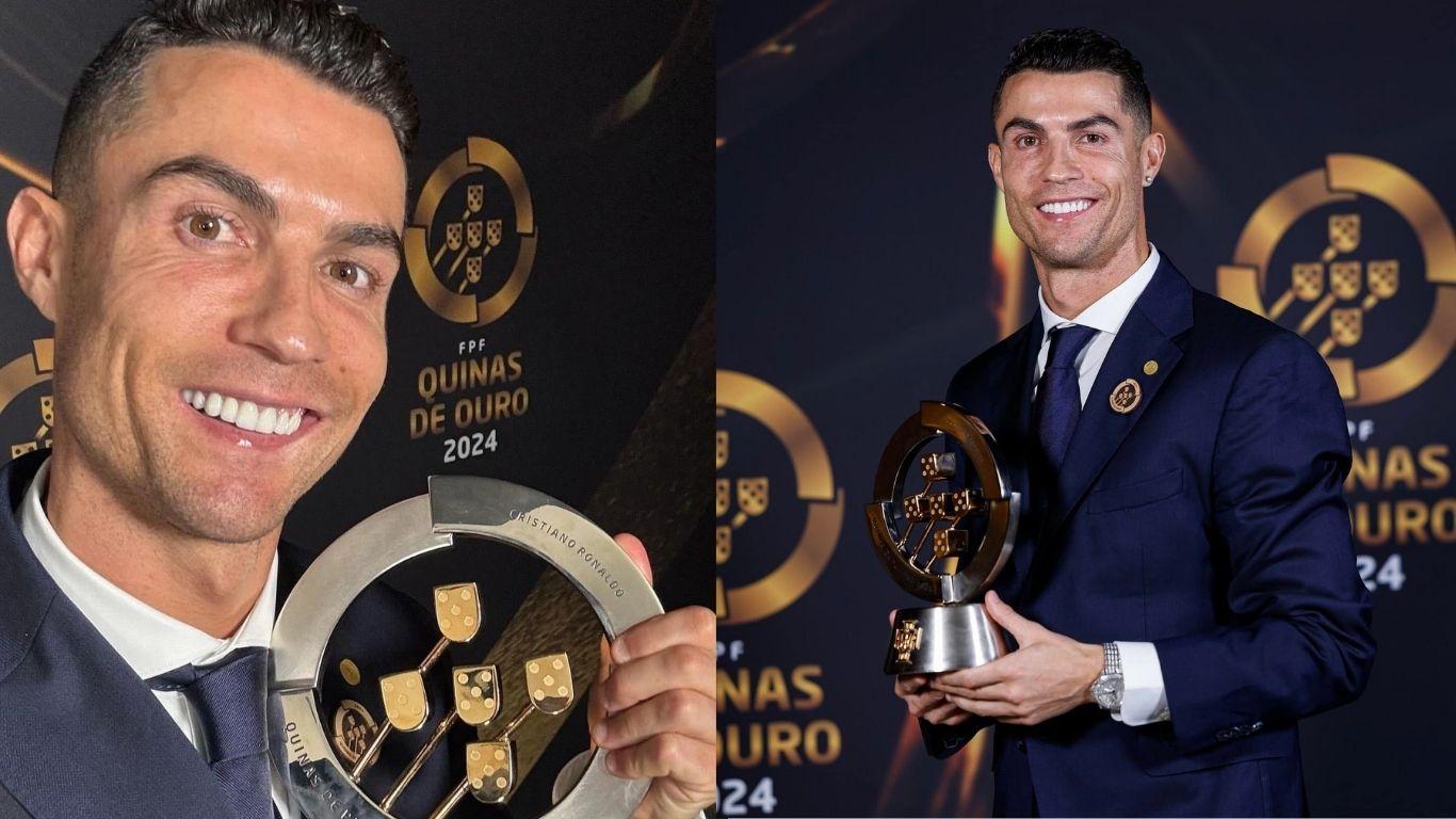 Cristiano Ronaldo nhận giải thưởng danh giá nhất bóng đá Bồ Đào Nha